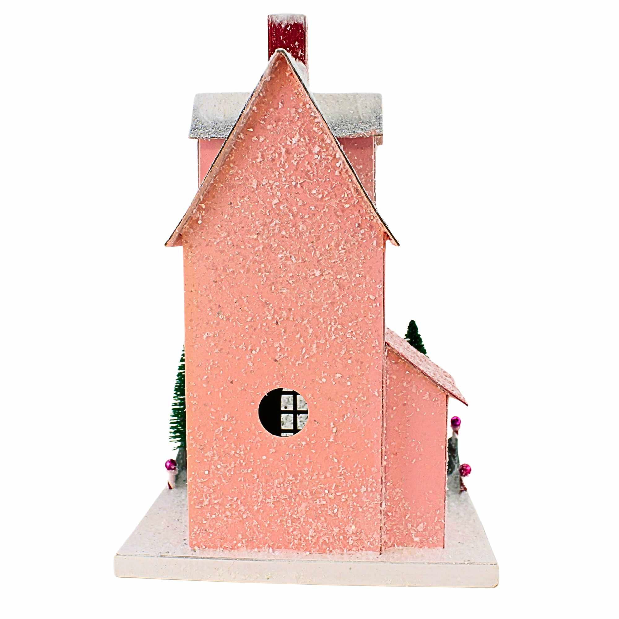 Cody Foster 14.50In Merry Christmas House, Paperboard, Retro