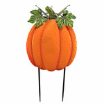 Home & Garden Painted Metal Pumpkin - - SBKGifts.com
