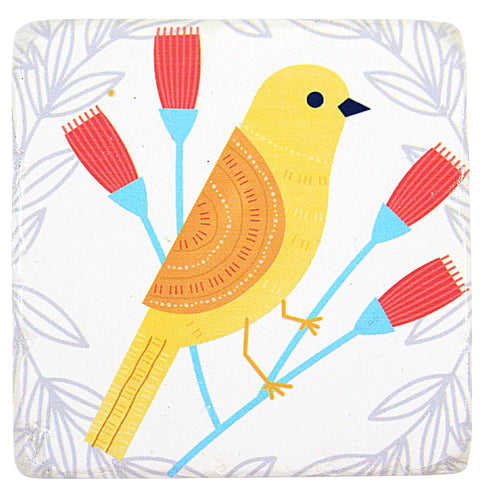 Ganz Colorful Bird On Branch Coaster - - SBKGifts.com