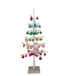 Cody Foster Decorated Tinsel Tree - 1 Tree 32 Inch, Plastic - Multicolored Bottle Brush Cd1633nf (61279)