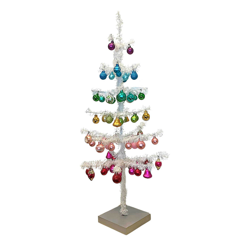 Cody Foster Decorated Tinsel Tree - - SBKGifts.com