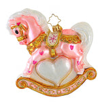 Christopher Radko Company Baby's First Christmas Filly - One Glass Ornament 5.5 Inch, Glass - Girl Ornament Baptism 1020688 (61283)