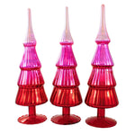 Cody Foster Pink Hue Gradient Trees Set Of 3 - - SBKGifts.com