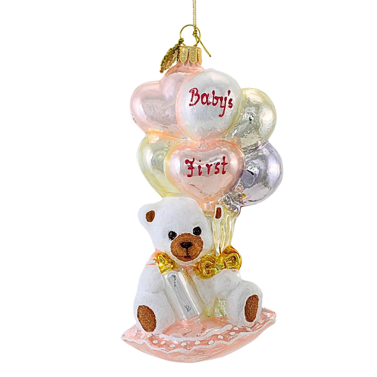 (61337) Girl Teddy Bear With Balloons