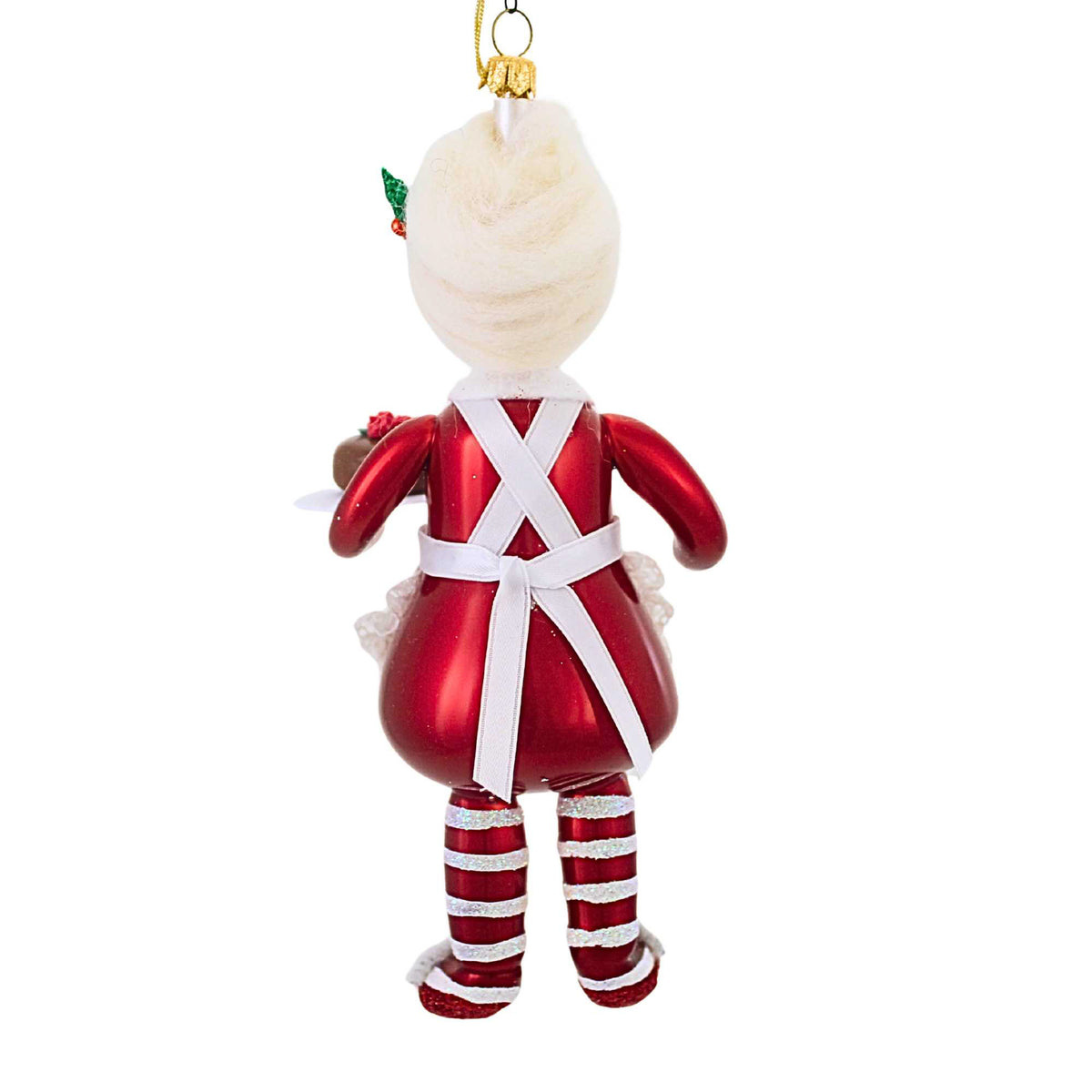 De Carlini Italian Ornaments Baking Mrs. Claus - - SBKGifts.com