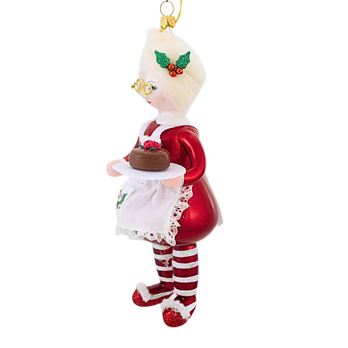 De Carlini Italian Ornaments Baking Mrs. Claus - - SBKGifts.com