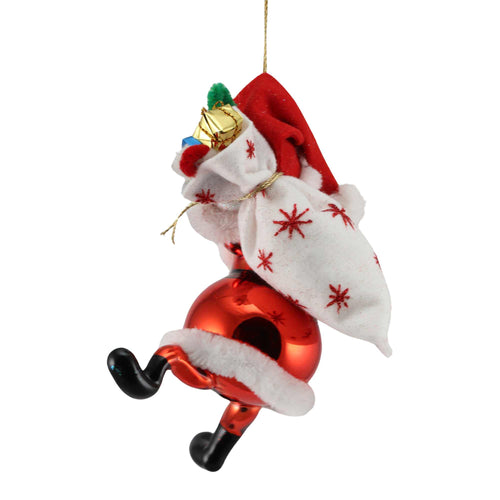 Preorder De Carlini 24 Jolly Jig Santa Claus With Sack - - SBKGifts.com