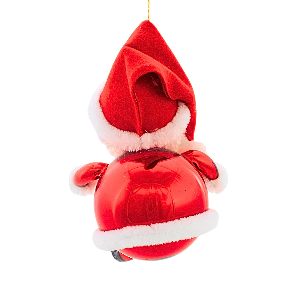 De Carlini Italian Ornaments Roly Poly Santa - - SBKGifts.com