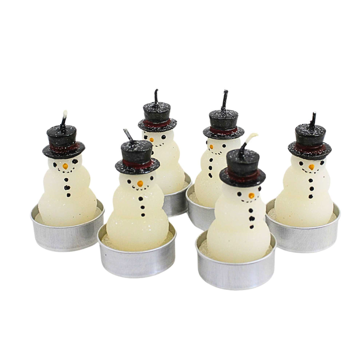 (61380) Snowman T-Light Candles