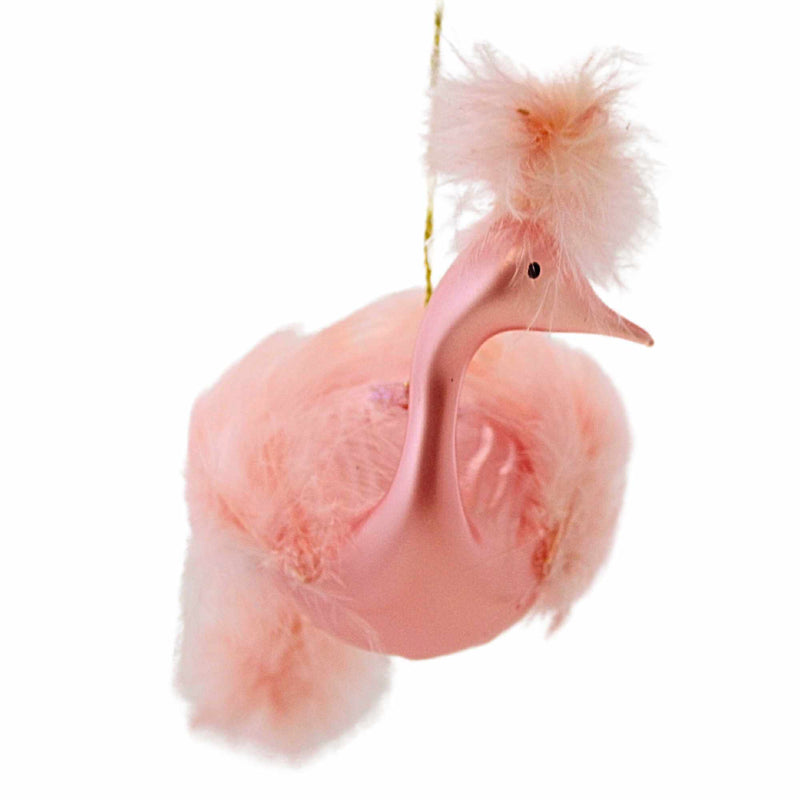 De Carlini Italian Ornaments Crowned In Pink - - SBKGifts.com