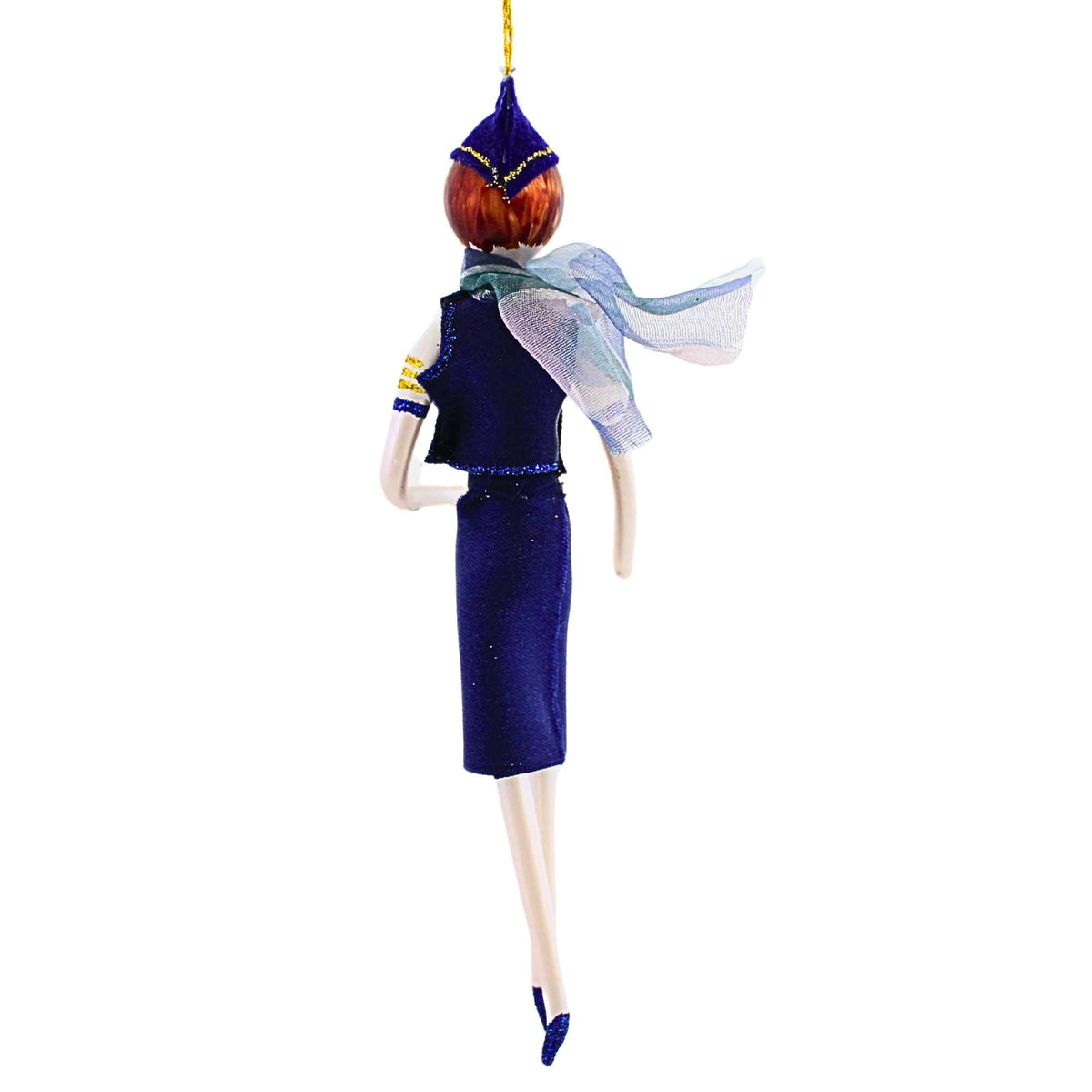 De Carlini Italian Ornaments Fly The Friendly Skies - - SBKGifts.com