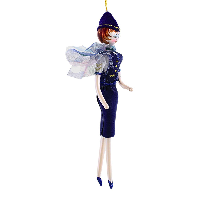 De Carlini Italian Ornaments Fly The Friendly Skies - - SBKGifts.com
