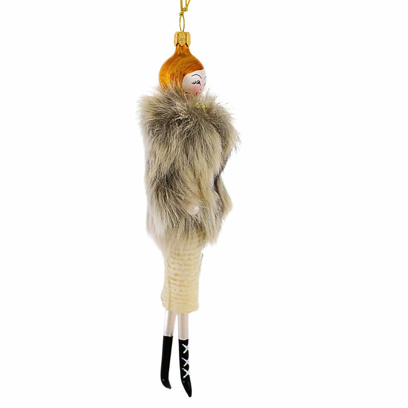 De Carlini Italian Ornaments Jetting Off To St. Moritz - - SBKGifts.com
