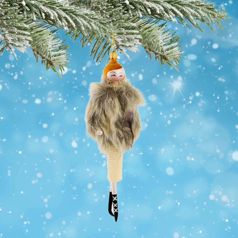 De Carlini Italian Ornaments Jetting Off To St. Moritz - - SBKGifts.com