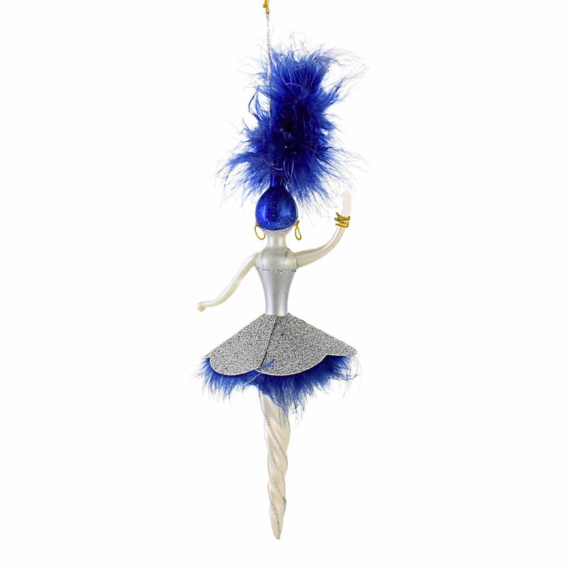 De Carlini Italian Ornaments Zadie Azure - - SBKGifts.com