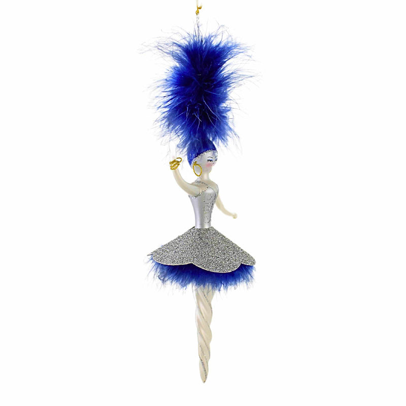 De Carlini Italian Ornaments Zadie Azure - - SBKGifts.com