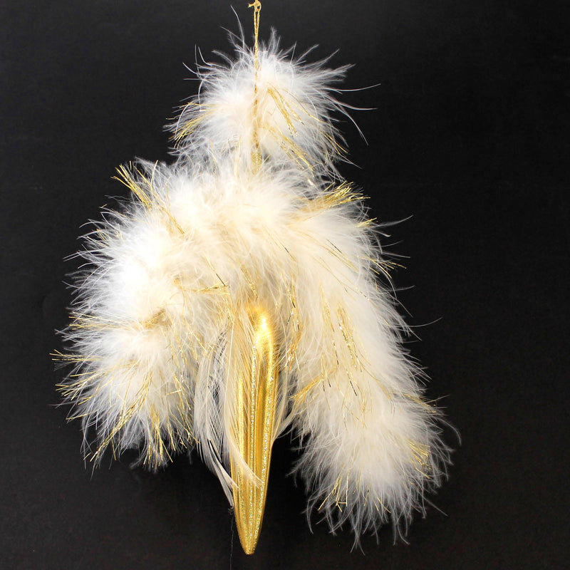 De Carlini Italian Ornaments Trixie Glittergold - - SBKGifts.com