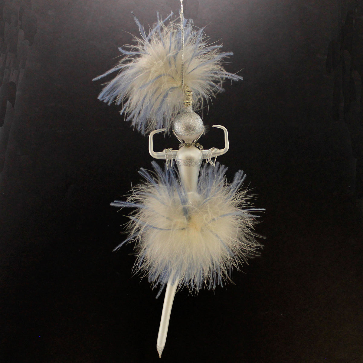 De Carlini Italian Ornaments Bluette Boom-Boom - - SBKGifts.com