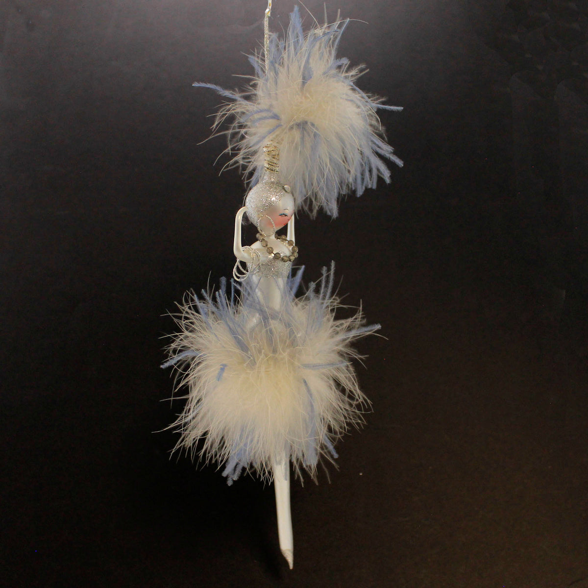 De Carlini Italian Ornaments Bluette Boom-Boom - - SBKGifts.com