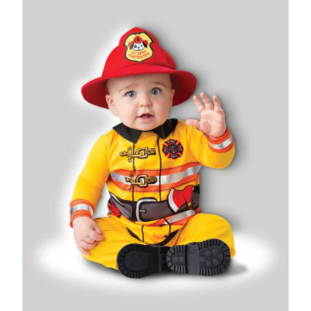 (61469) Child Fearless Firefighter Boys Halloween Costume Xs New