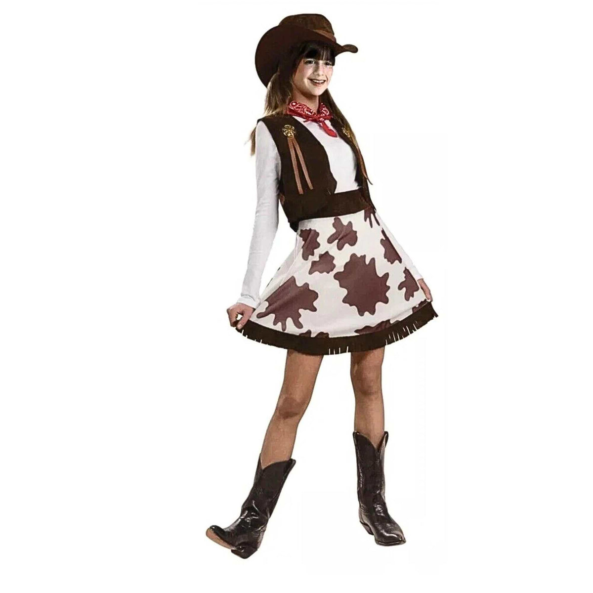 Child Girls Cowgirl Cutie Halloween Costume Small 4-6 New 61477