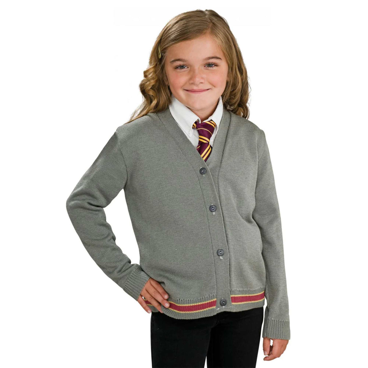 (61482) Child Girls Hermione Sweater & Tie Halloween Costume Large 12-14 New