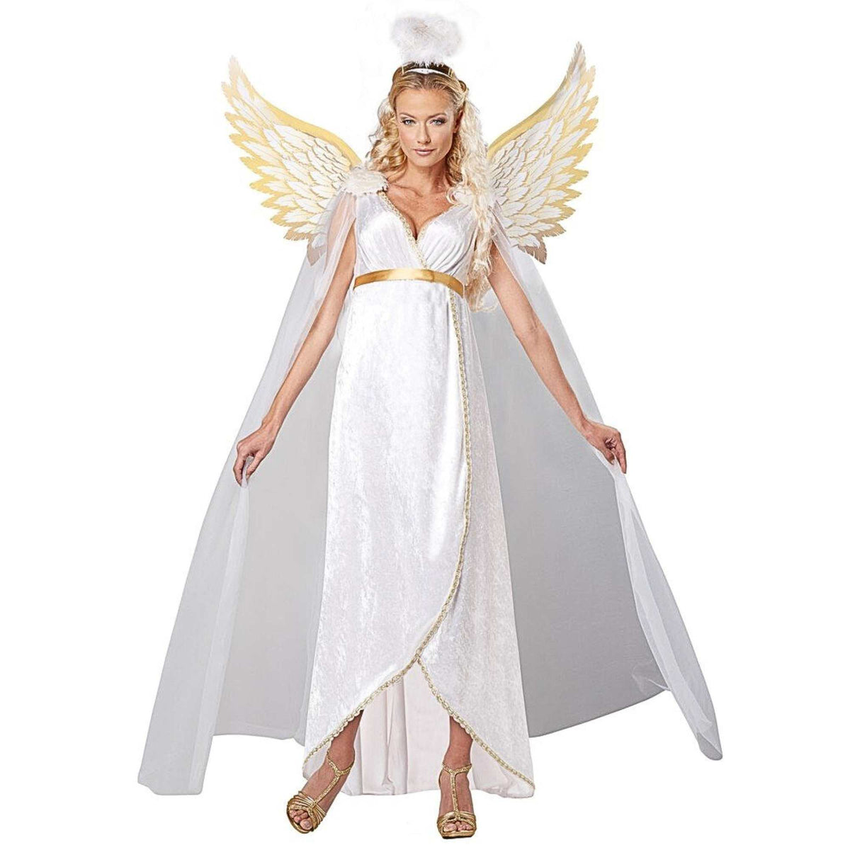 (61490) Women's Guardian Angel Halloween Costume Small 6-8 New