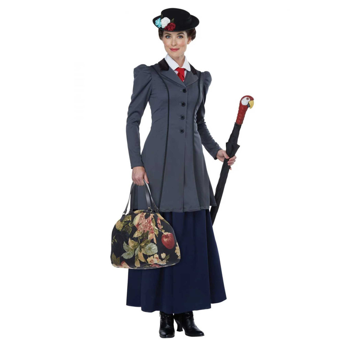 Women's English Nanny Halloween Costume X-Large 12-14 New 61500