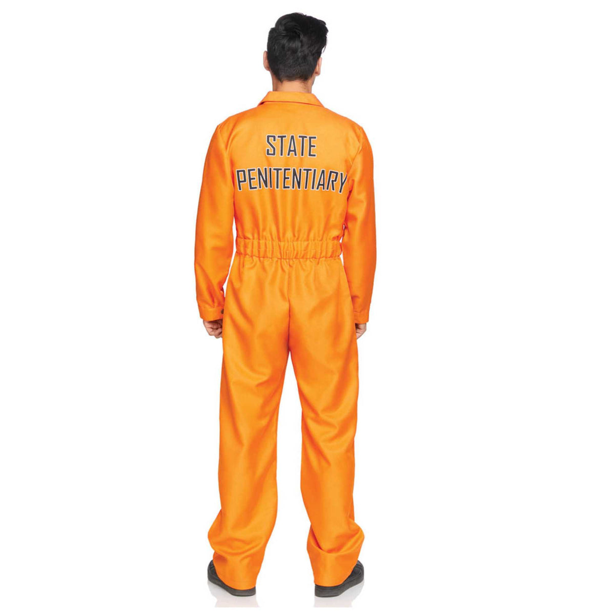 Men's Prison Jumpsuit Halloween Costume One Size  New - - SBKGifts.com