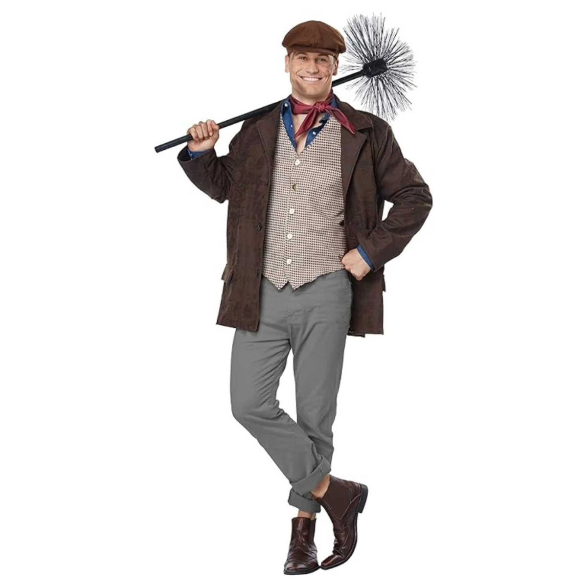(61512) Men's Chimney Sweep Halloween Costume Large/X-Large 42-46  New