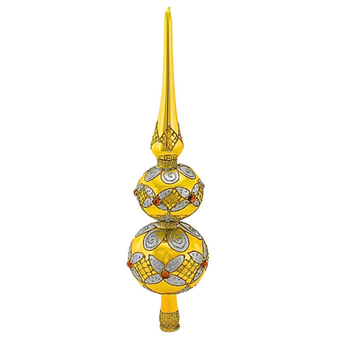 Miss Christmas Yellow Gold Tree Topper - - SBKGifts.com