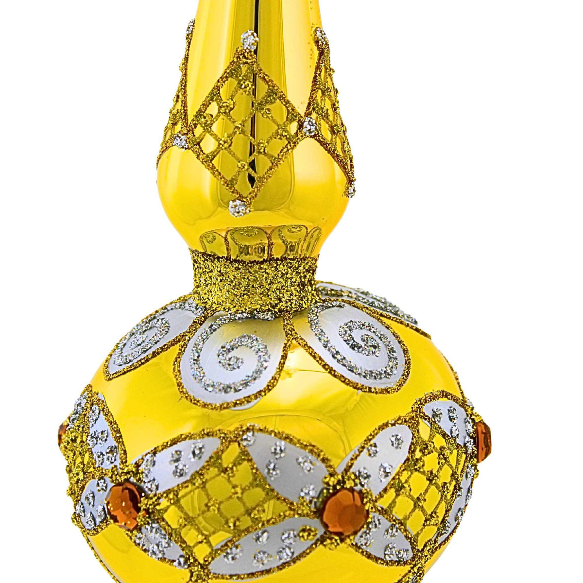 Miss Christmas Yellow Gold Tree Topper - - SBKGifts.com