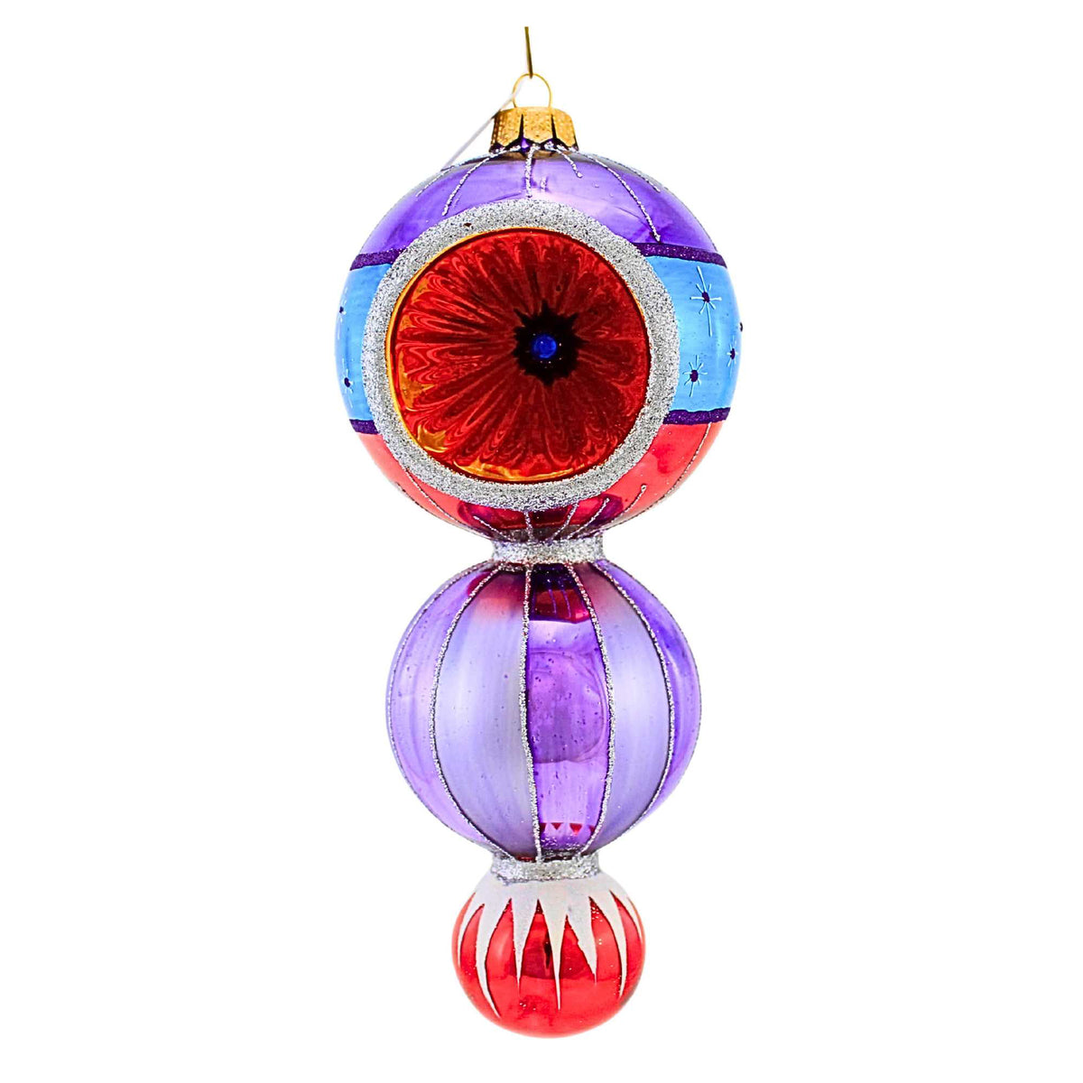 (61533) Vintage Fair Winter Wonderland Reflector Drop
