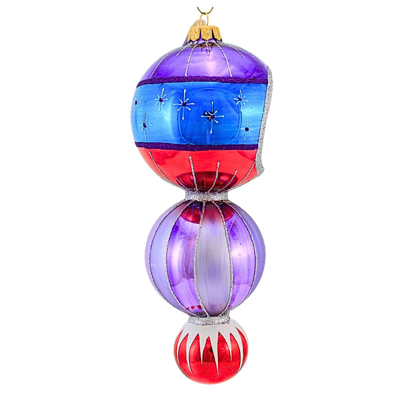 Miss Christmas Vintage Fair Winter Wonderland Reflector Drop - - SBKGifts.com