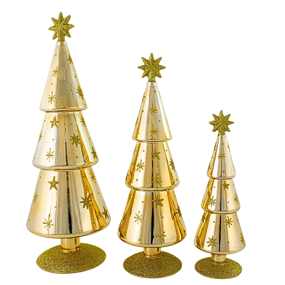 Cody Foster Festive Alpine Trees Gold - - SBKGifts.com