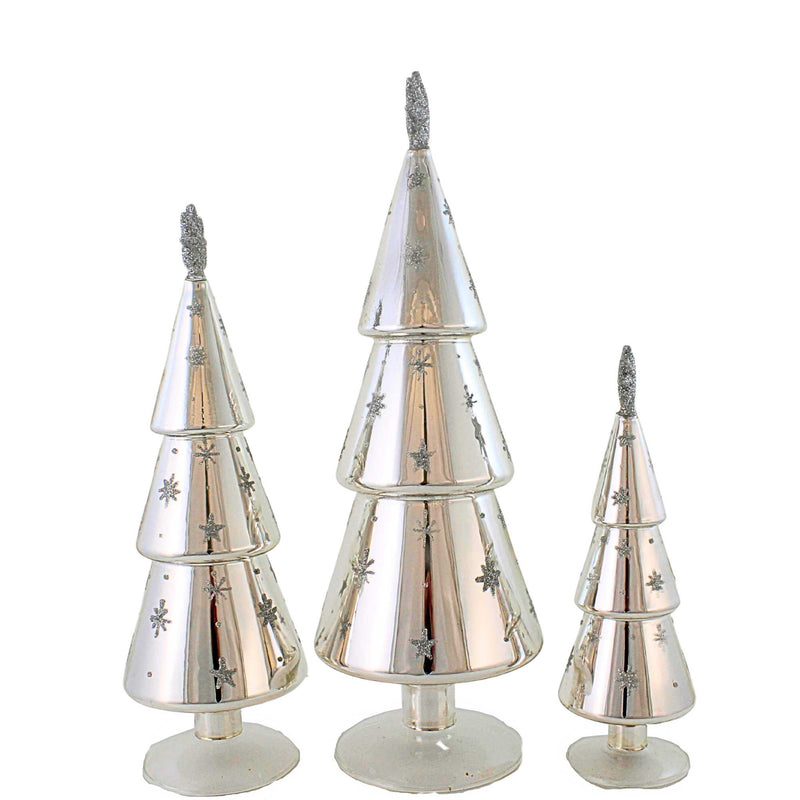 Cody Foster Festive Alpine Trees Silver - - SBKGifts.com