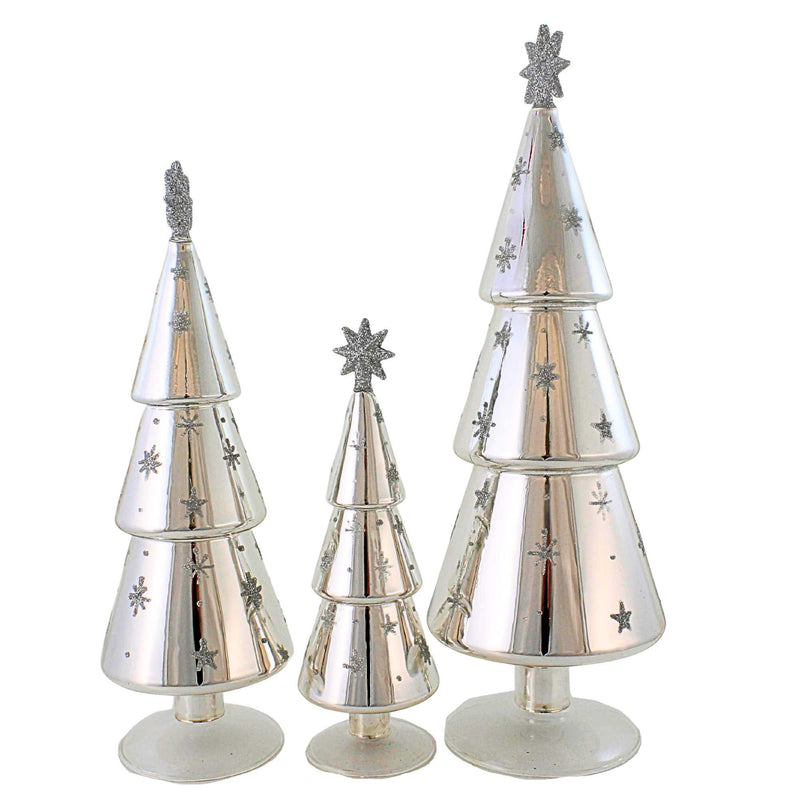 Cody Foster Festive Alpine Trees Silver - - SBKGifts.com