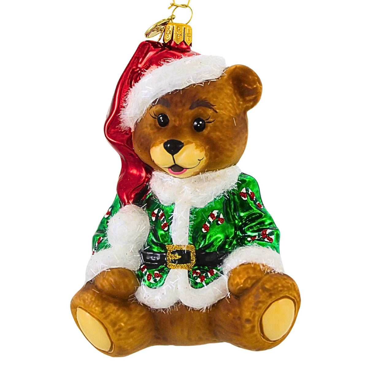 61551 Candy Cane Teddy Bear Ornament 2020197