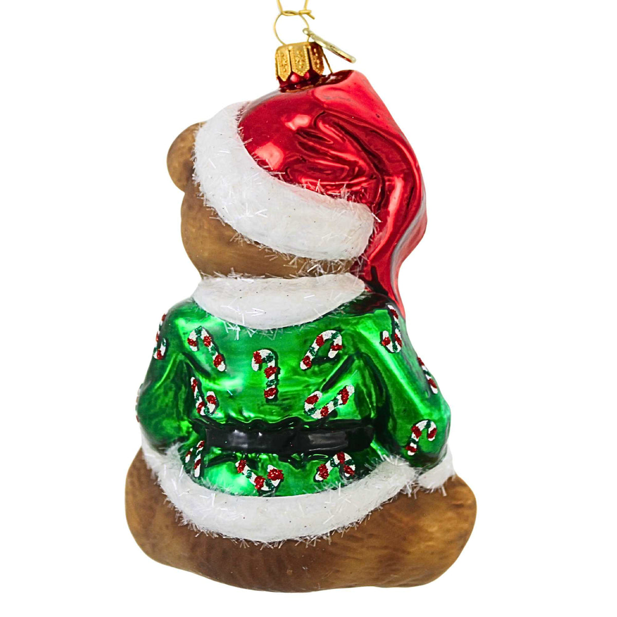 Blubom Candy Cane Teddy Bear Ornament - - SBKGifts.com