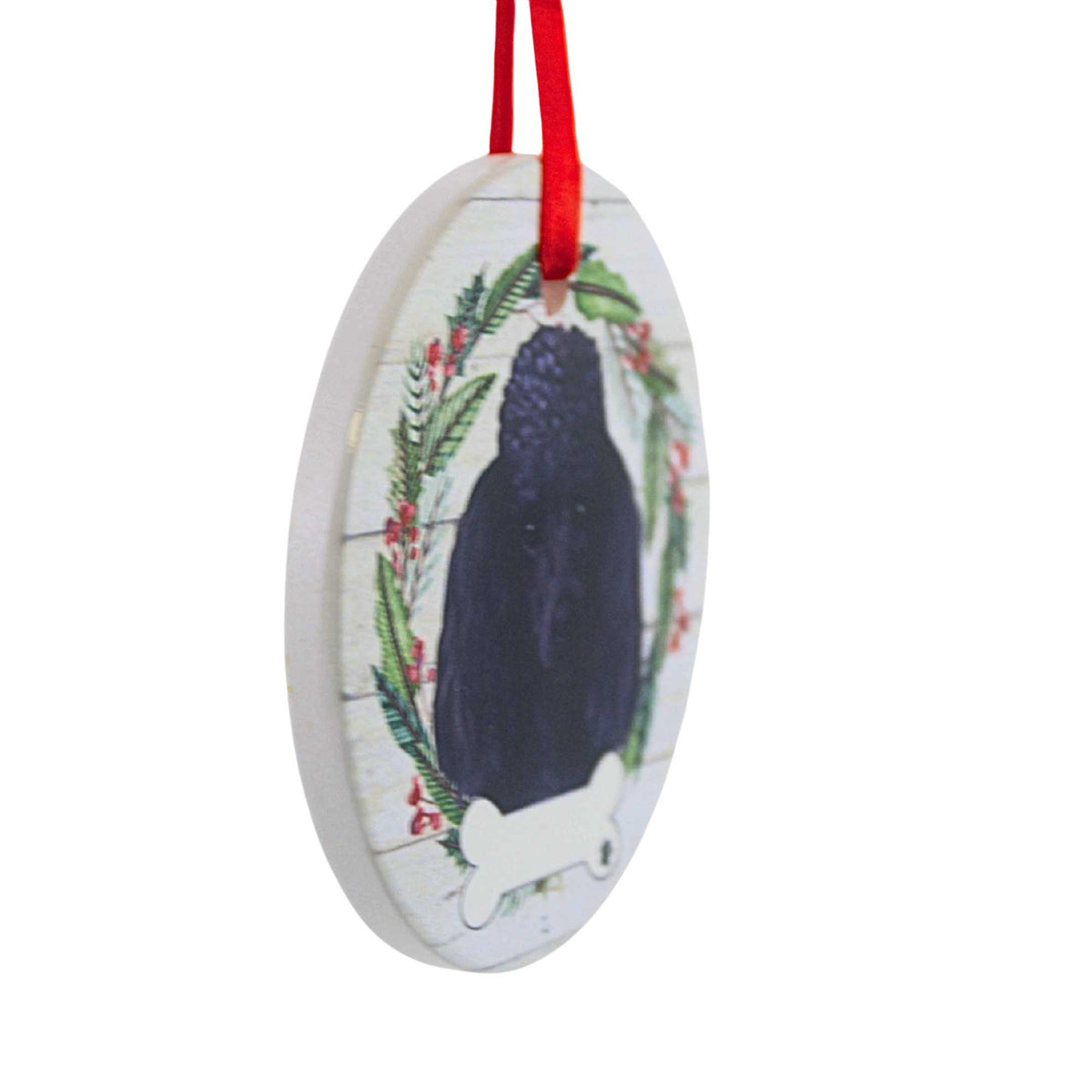 E & S Imports Ceramic Poodle Ornament - - SBKGifts.com