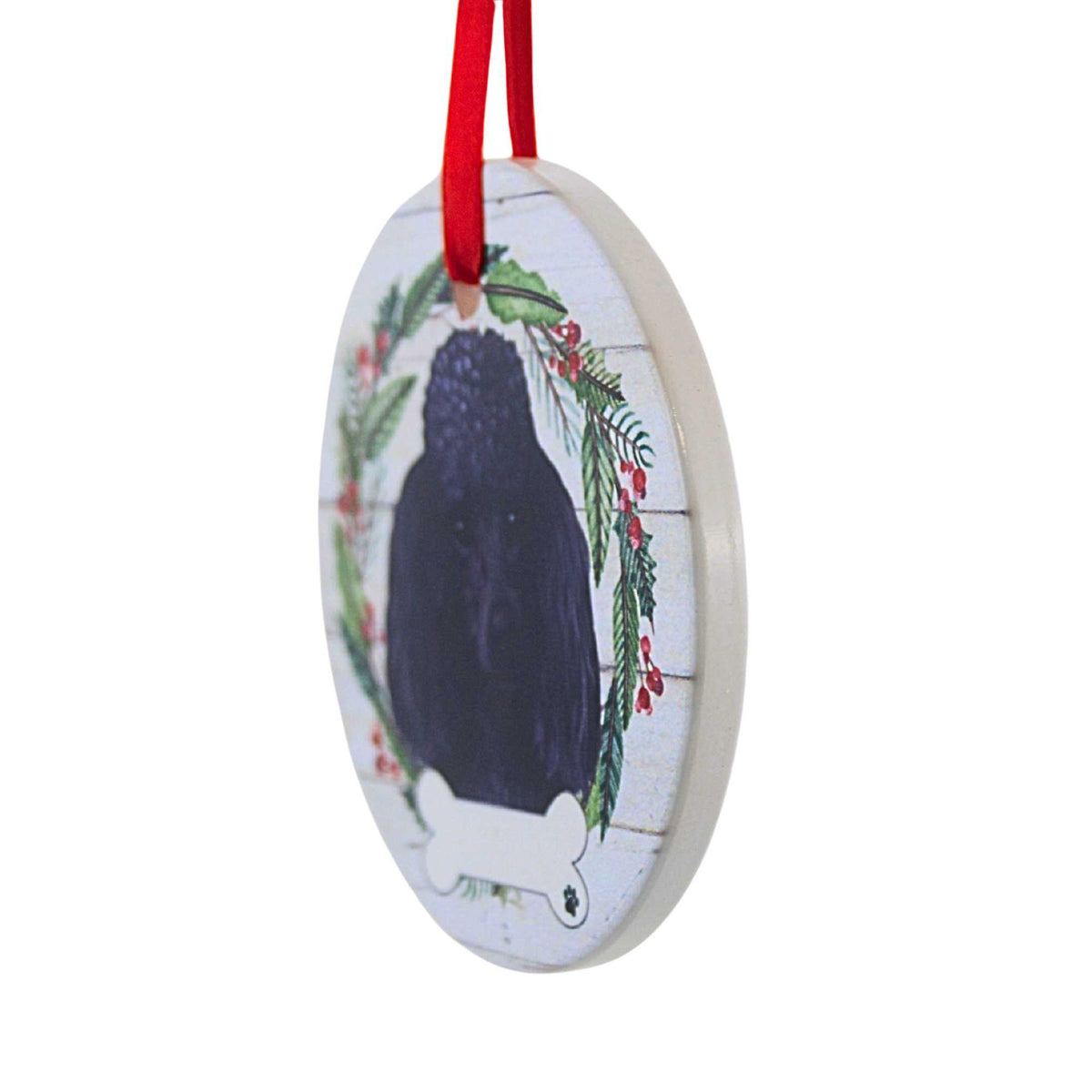 E & S Imports Ceramic Poodle Ornament - - SBKGifts.com