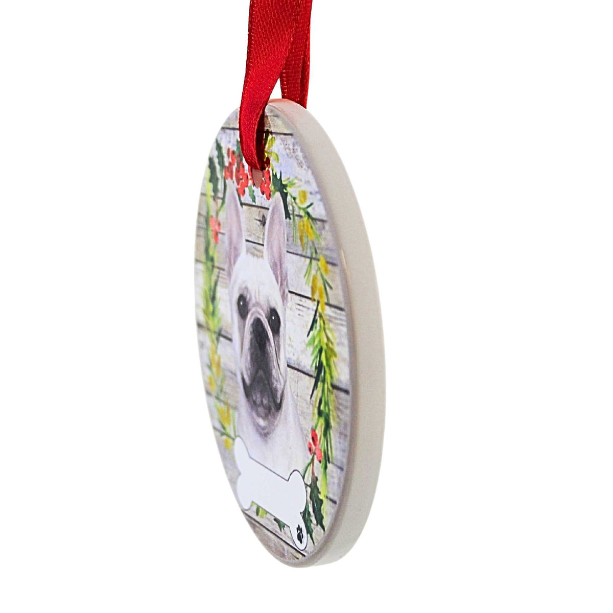E & S Imports Ceramic French Bulldog Ornament - - SBKGifts.com