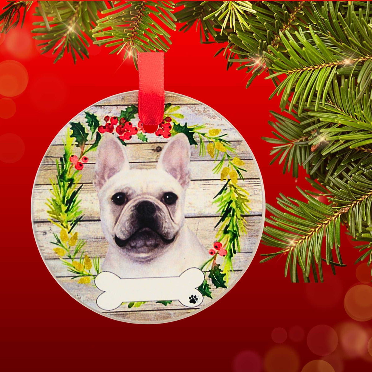 E & S Imports Ceramic French Bulldog Ornament - - SBKGifts.com