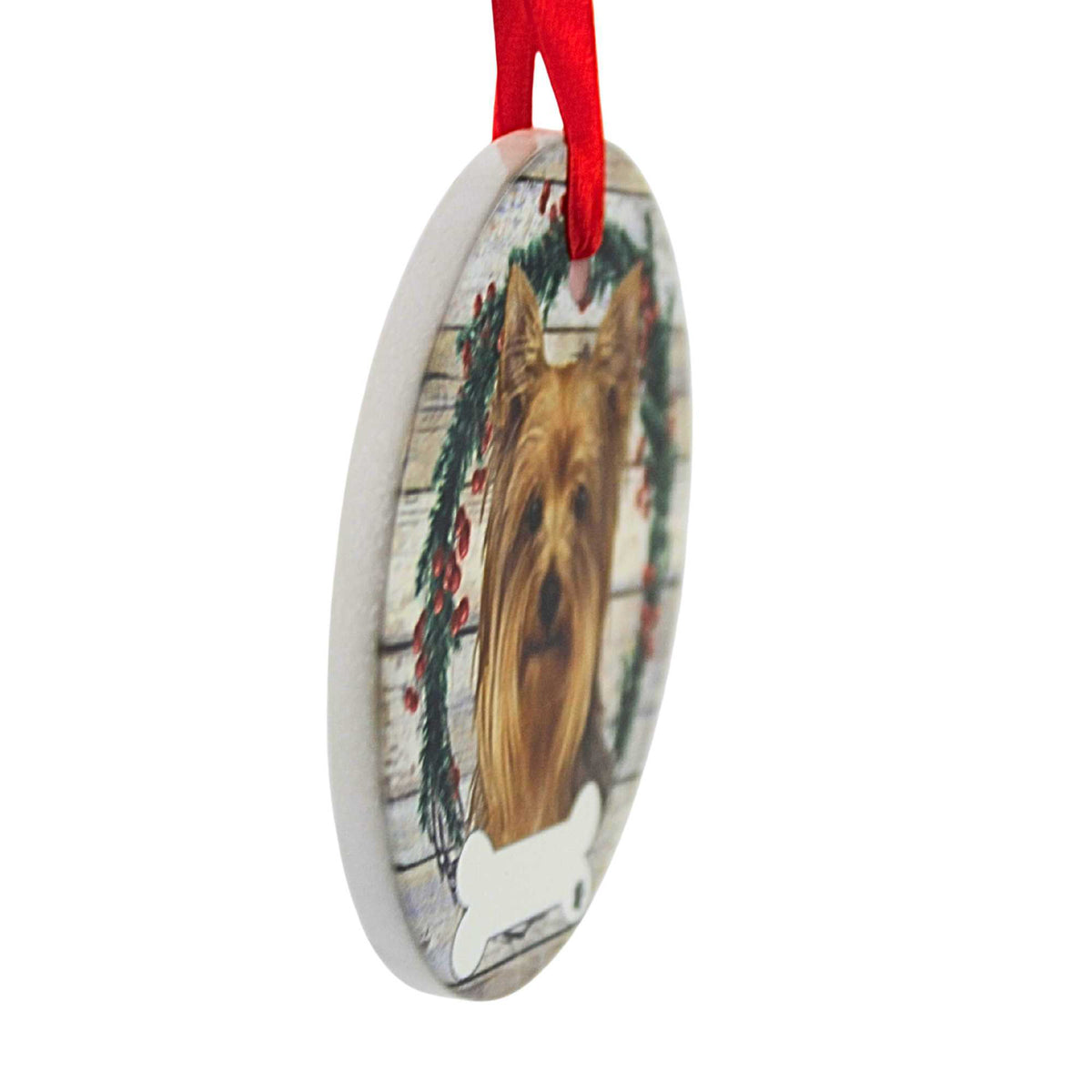 E & S Imports Ceramic Yorkie Ornament - - SBKGifts.com