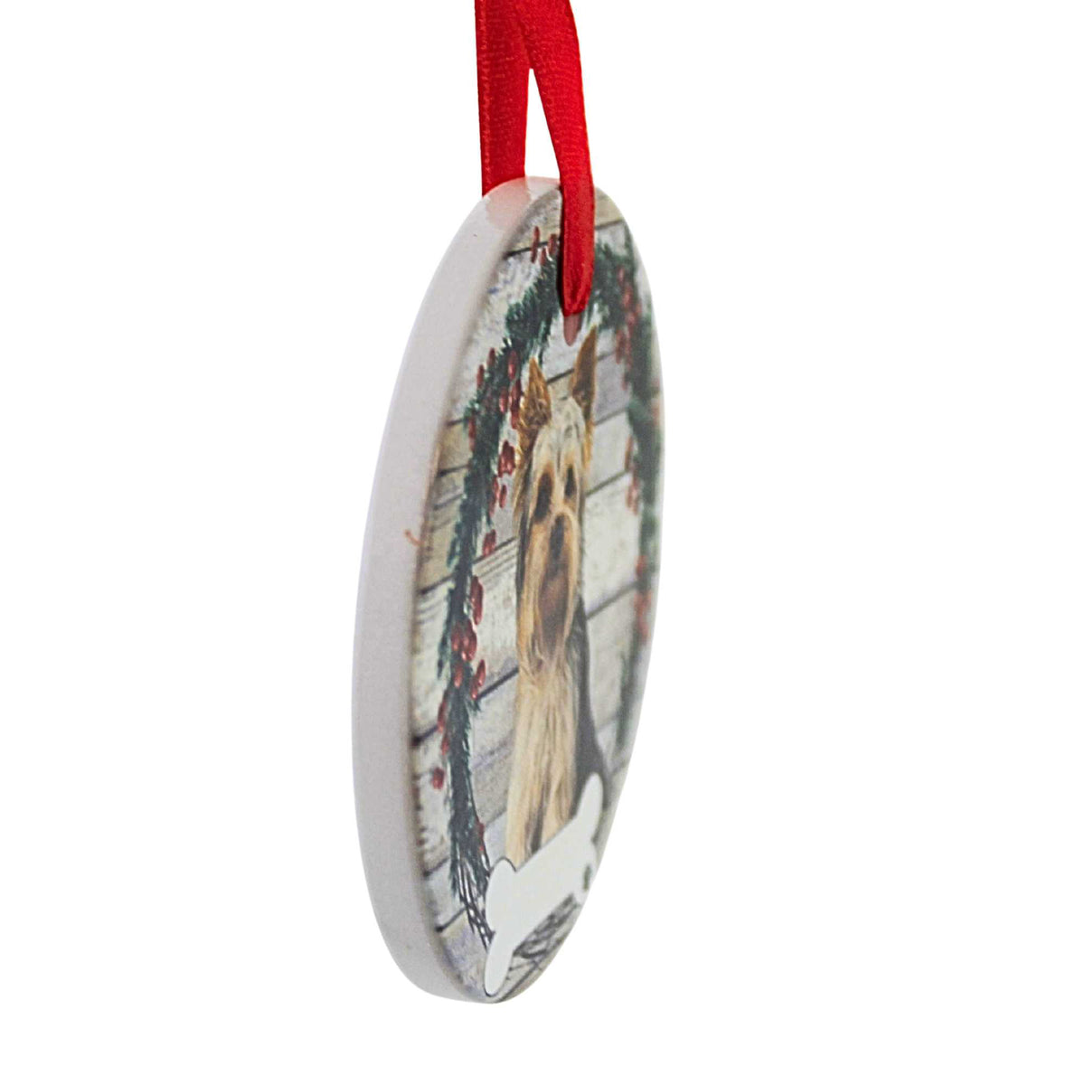 E & S Imports Ceramic Yorkie Ornament - - SBKGifts.com