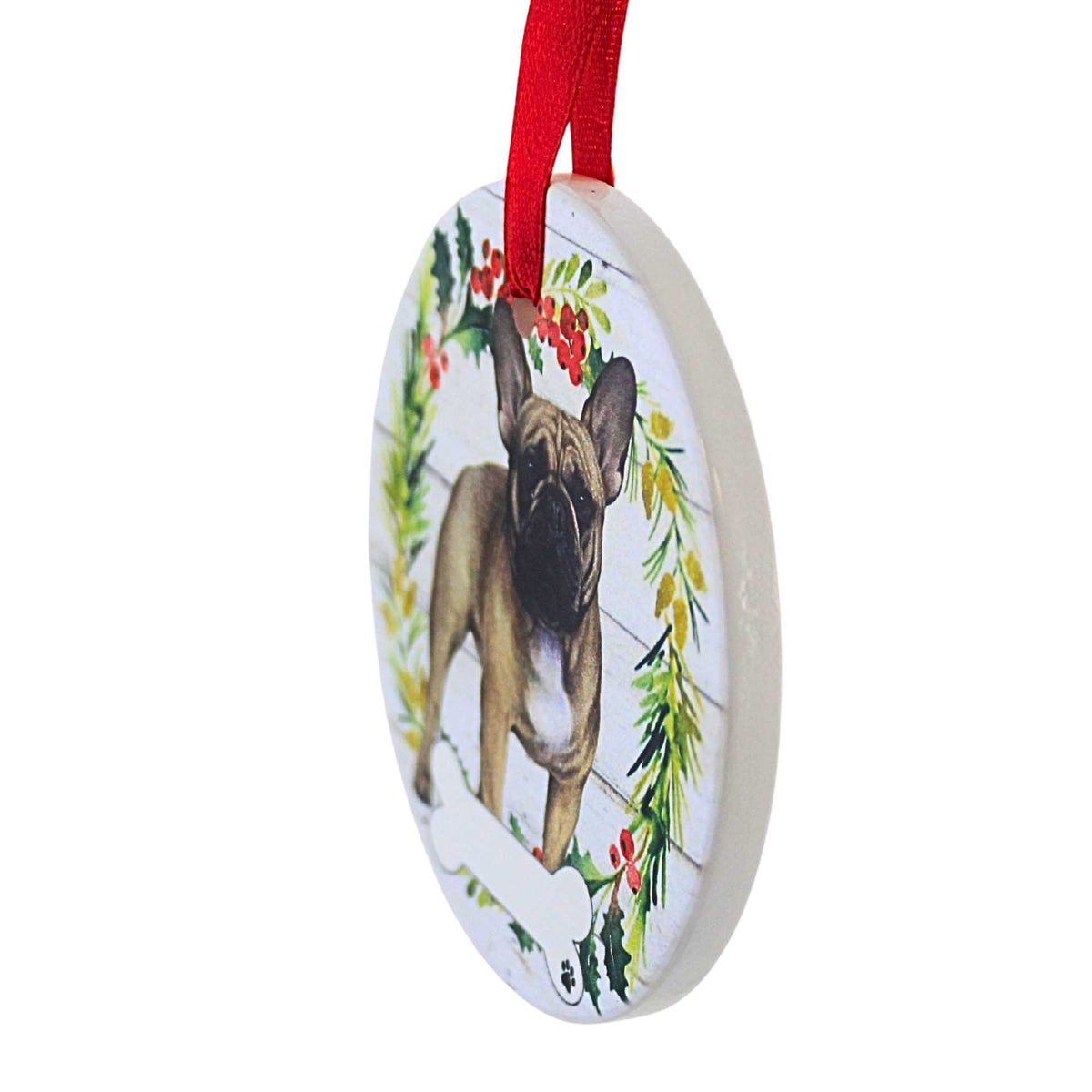 E & S Imports Ceramic French Bulldog Ornament - - SBKGifts.com