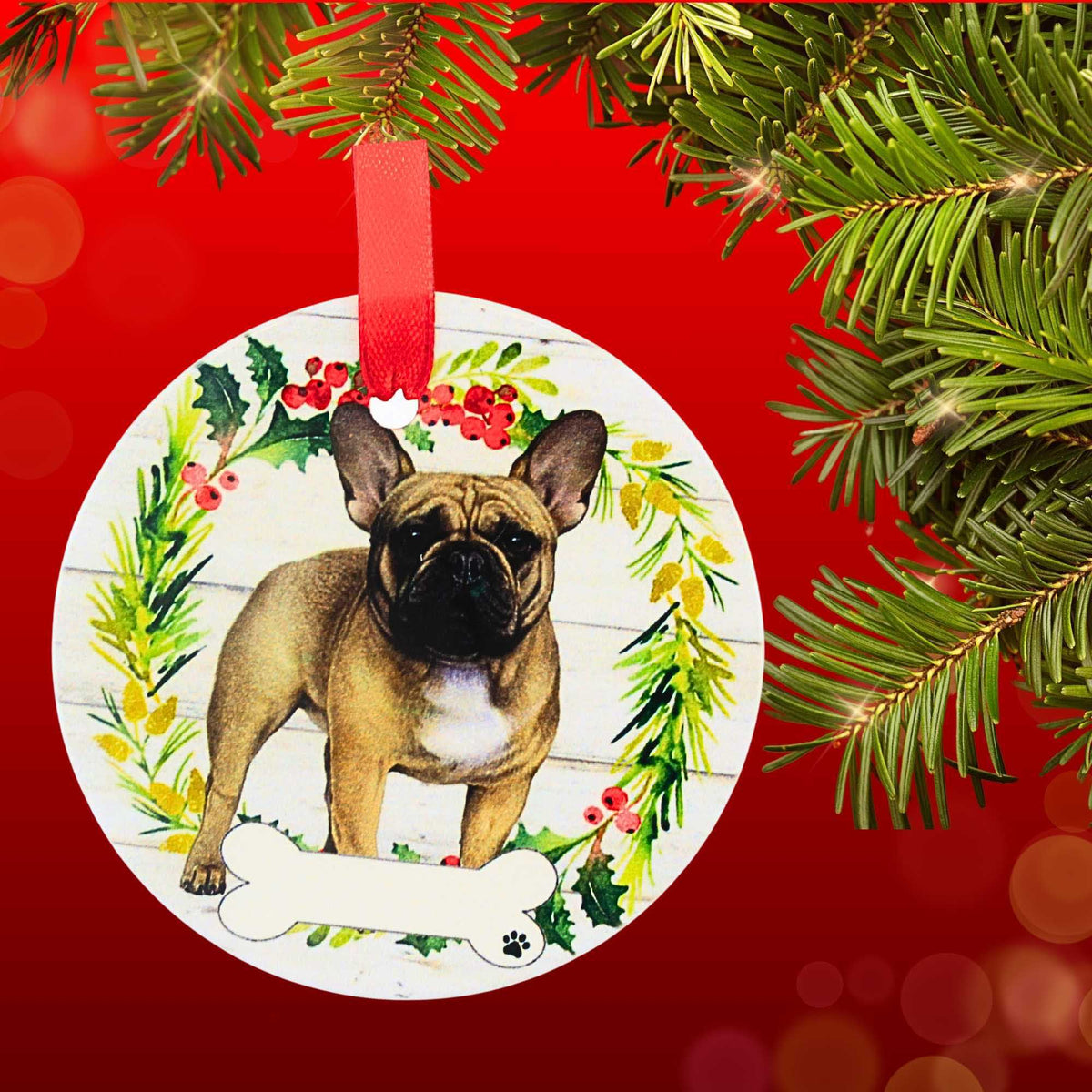 E & S Imports Ceramic French Bulldog Ornament - - SBKGifts.com