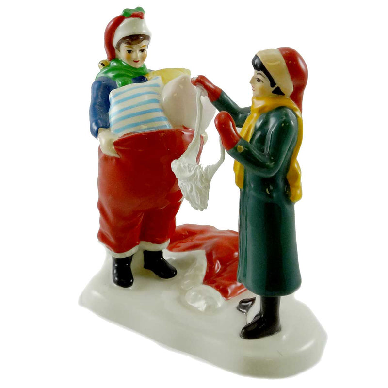Dept 56 Accessories Dad's Christmas Tradition Ceramic Snow Village Santa 55415 (6156)