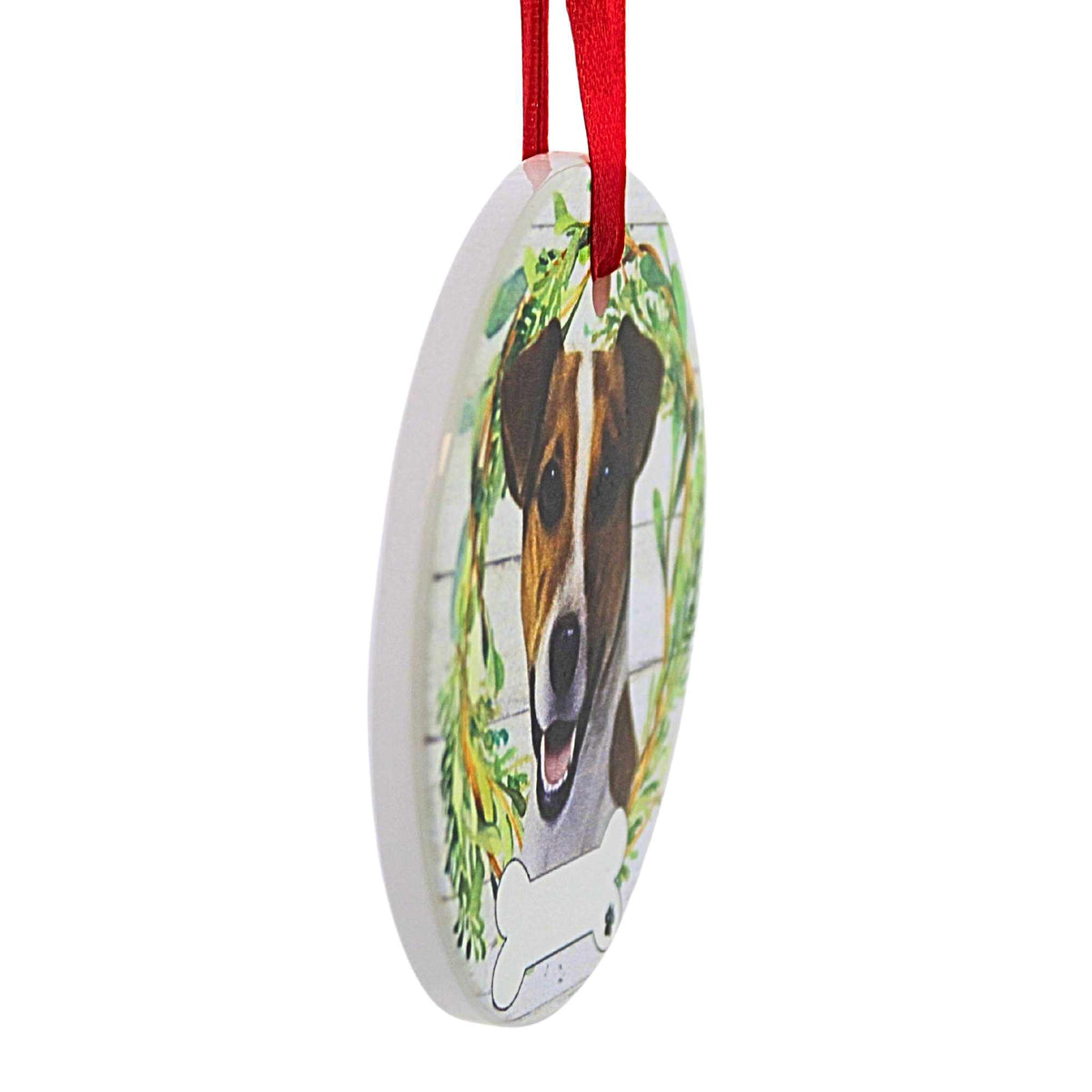 E & S Imports Ceramic Jack Russell Ornament - - SBKGifts.com