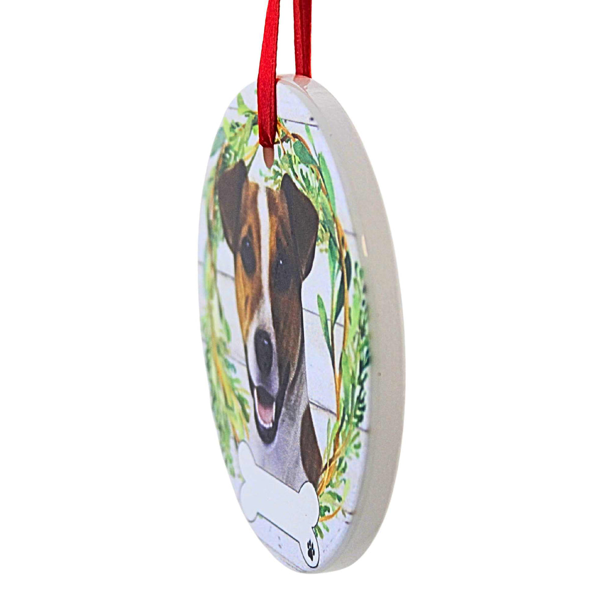 E & S Imports Ceramic Jack Russell Ornament - - SBKGifts.com